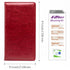 CANOPUS Big Red Car Registration and Insurance Holder, PU Leather Card Holder, Vehicle Glove Box Organizer for Auto, SUV, Truck